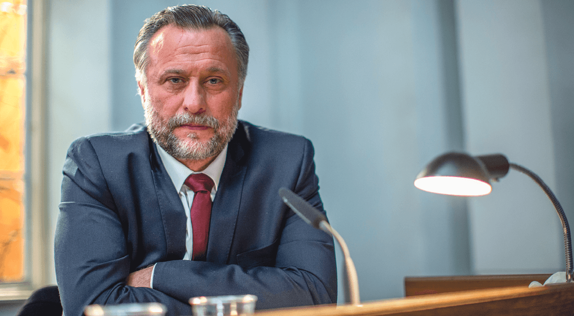 Skådespelaren Michael Nyqvist spelar en av rollerna i den danska filmen "Du försvinner" som spelades in hos Film i Väst i Trollhättan. Filmen baseras på en bok av den danske författaren Christian Jungersen. Foto: Adam Ihse/TT