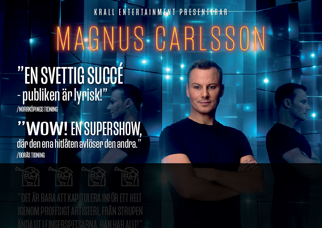Vinn konsertbiljetter till Magnus Carlsson